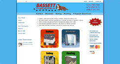 Desktop Screenshot of bassettguttersandmore.com